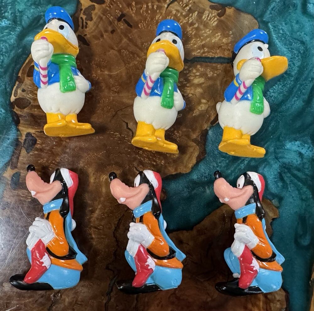 Disney Donald & Goofy Christmas Tree Lights Covers Lot of 6